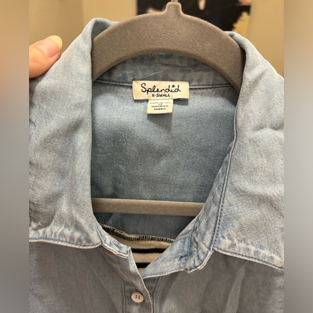 Splendid Chambray Button Down - image 2